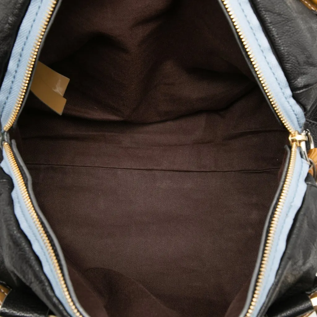 Chloé Leather Audra Shoulder Bag Black Leather Very good - Model View