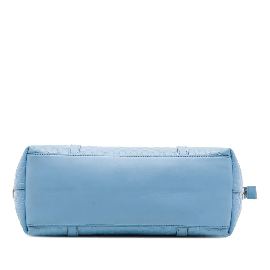 Gucci Small Microguccissima Joy Satchel Blue Leather Very good - Inside View