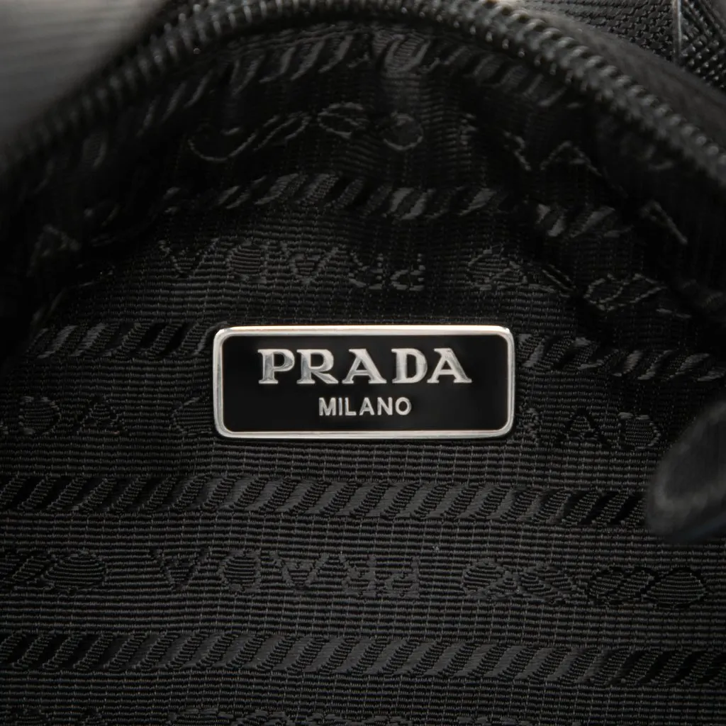 Prada Mini Tessuto Re Edition 2000 Shoulder Bag Black Polyamide Good - Box View
