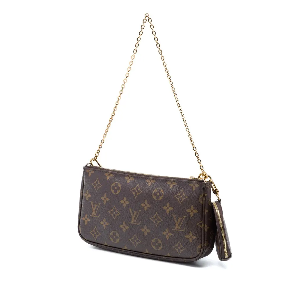 Louis Vuitton Monogram Multi Pochette Accessoires Brown Very good - Back View