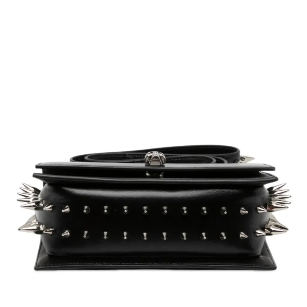 Alexander McQueen Small Smooth Calfskin Skull Biker Crossbody Black Leather Very good - Inside View