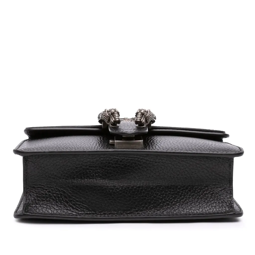 Gucci Small Calfskin Dionysus  Crossbody Black Leather Very good - Inside View