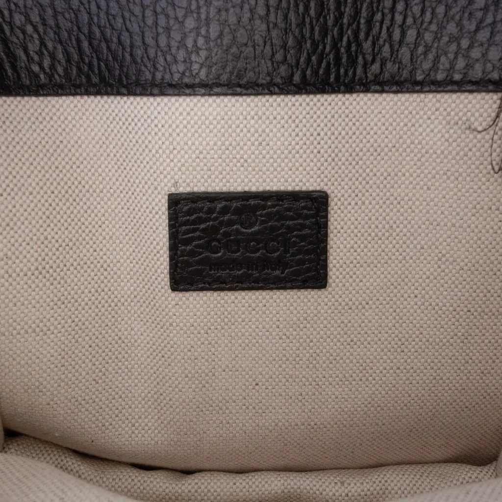 Gucci Small Calfskin Dionysus  Crossbody Black Leather Very good - Box View