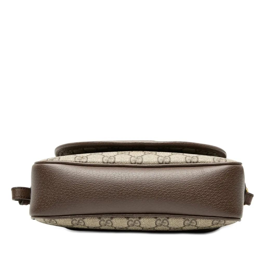 Gucci GG Supreme Web Ophidia Crossbody Beige Very good - Inside View