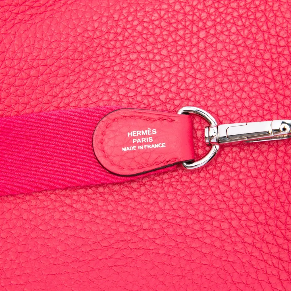 Hermès Clemence Evelyne I TPM Pink Leather Very good - Box View