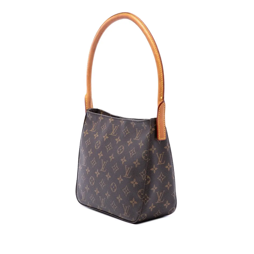 Louis Vuitton Monogram Looping MM Brown Canvas Good - Back View
