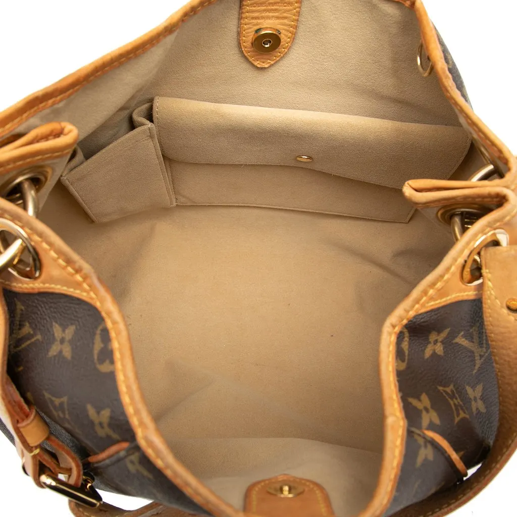 Louis Vuitton Monogram Galliera PM Brown Very good - Model View