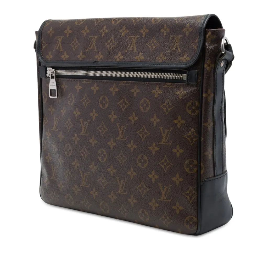Louis Vuitton Monogram Macassar Bass GM Brown Canvas Good - Back View
