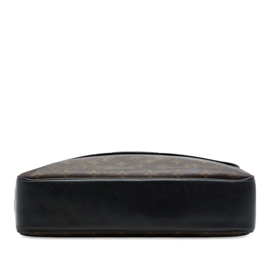 Louis Vuitton Monogram Macassar Bass GM Brown Canvas Good - Inside View