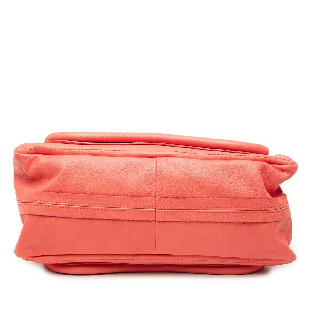 Chloé Medium Leather Paraty Satchel Orange Leather Very good - Inside View