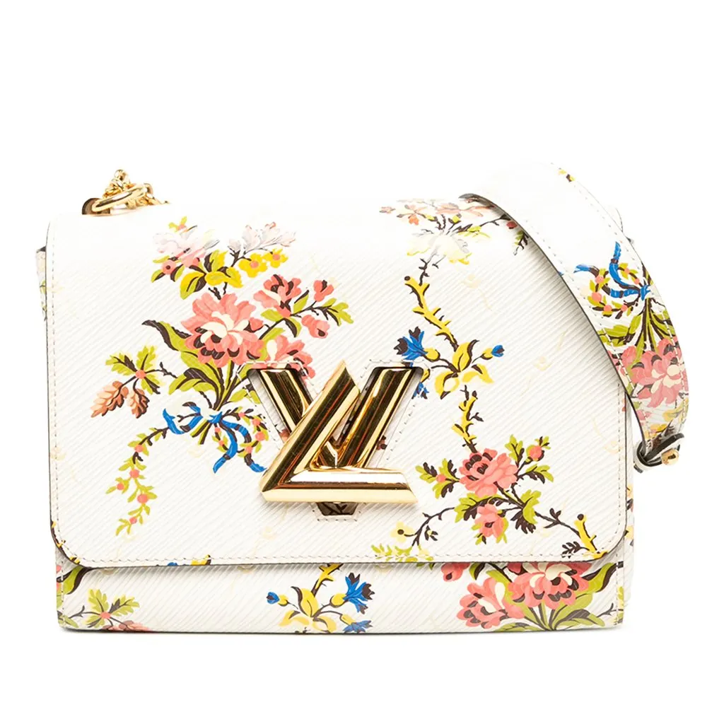 Louis Vuitton Epi Romantic Blossoms Twist MM White Leather Very good - Front View