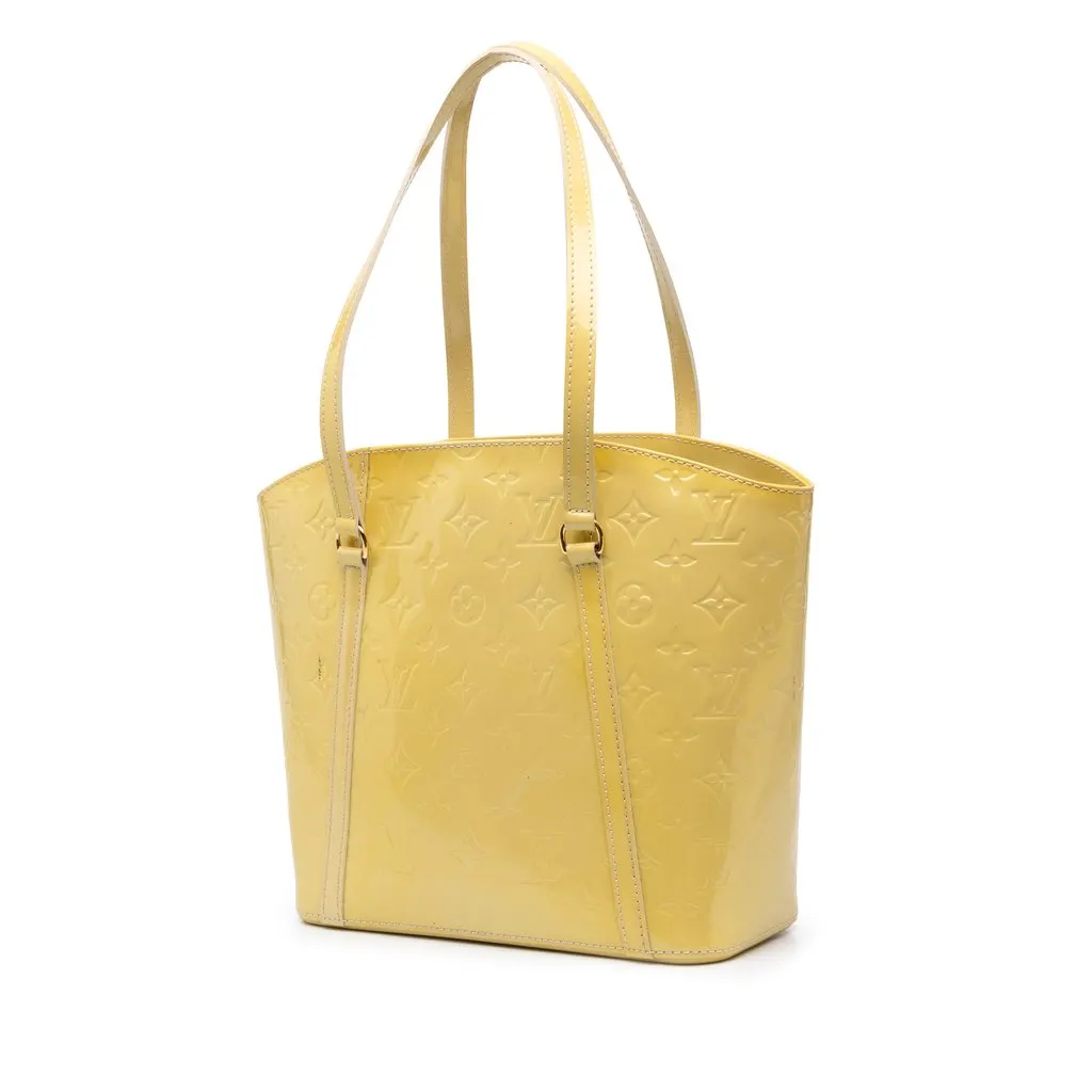 Louis Vuitton Monogram Vernis Avalon MM Beige Leather Very good - Back View