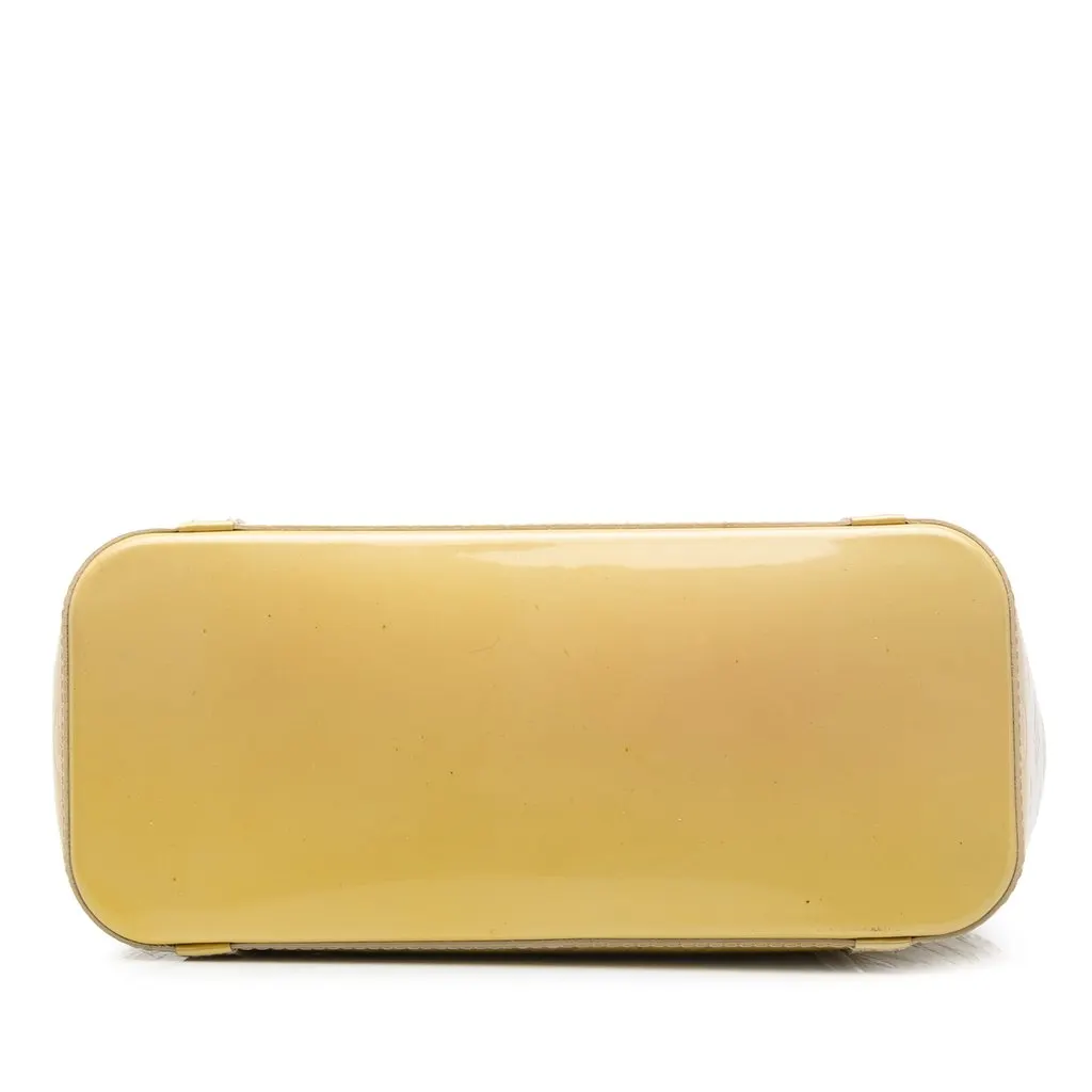 Louis Vuitton Monogram Vernis Avalon MM Beige Leather Very good - Inside View