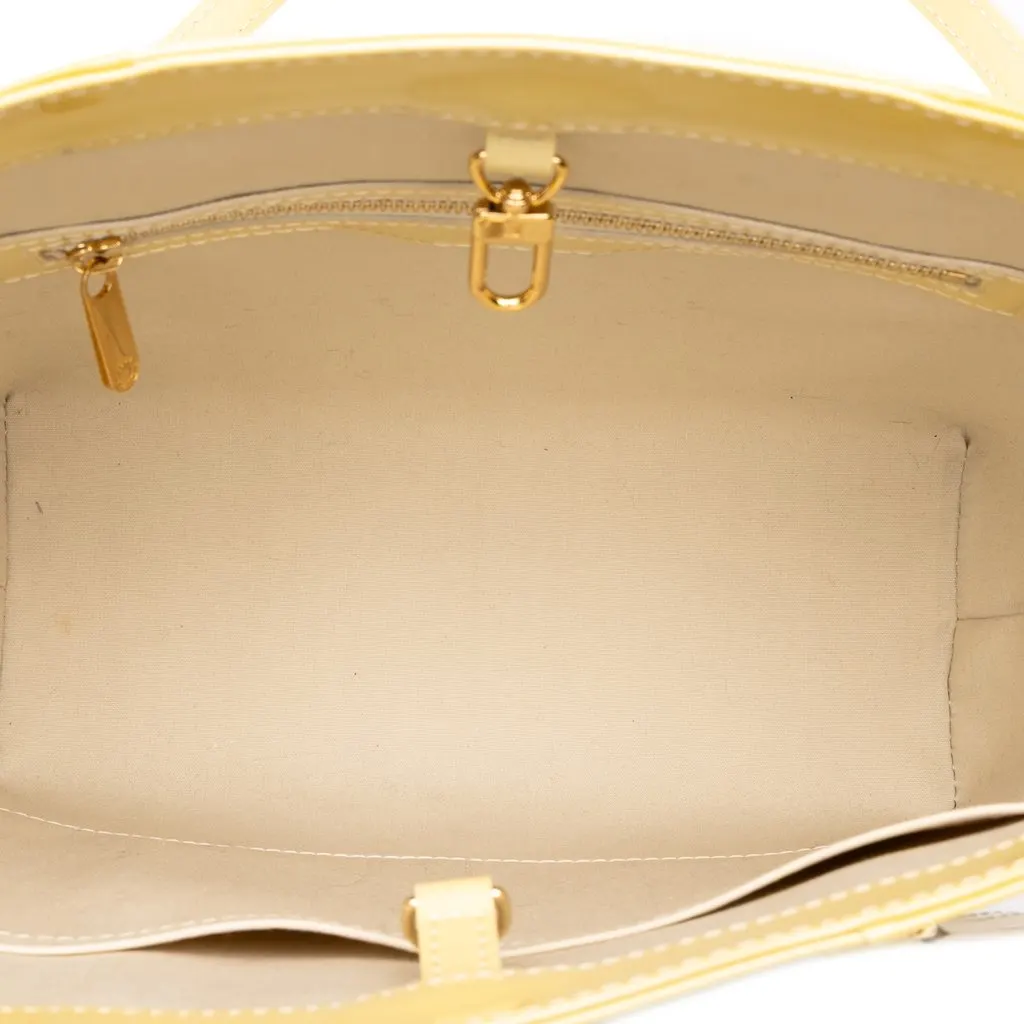 Louis Vuitton Monogram Vernis Avalon MM Beige Leather Very good - Model View