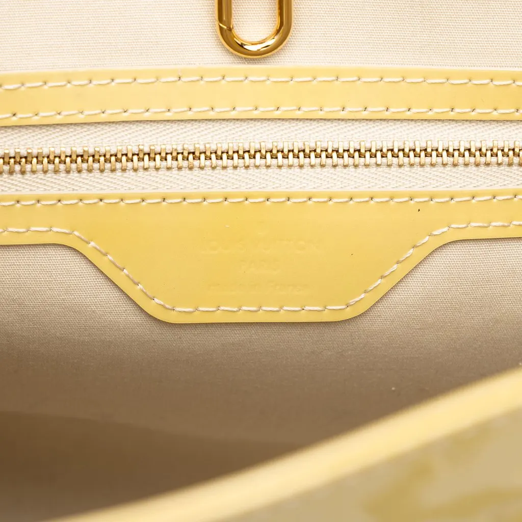 Louis Vuitton Monogram Vernis Avalon MM Beige Leather Very good - Box View