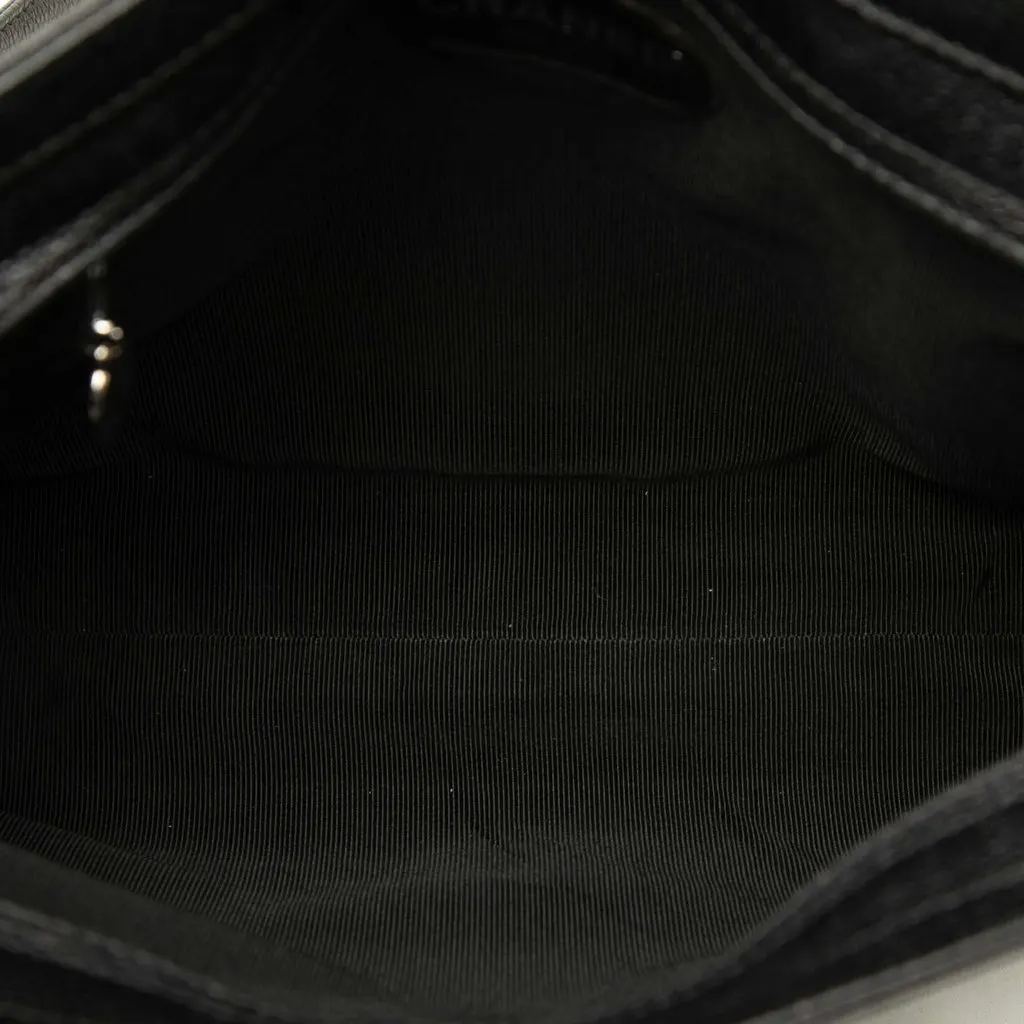 Chanel Triple CC Caviar Tote Black Leather Good - Model View