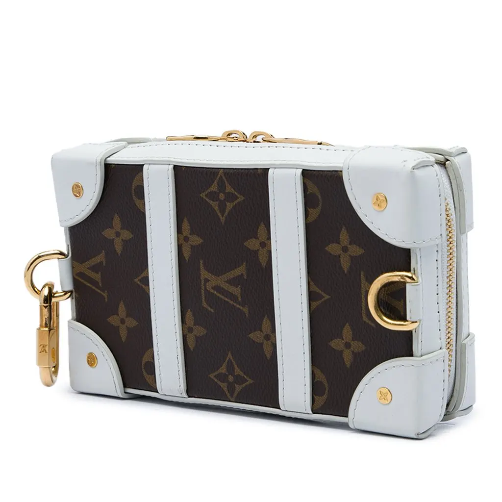 Louis Vuitton NBA Monogram Soft Trunk Phone Bag Brown Very good - Back View