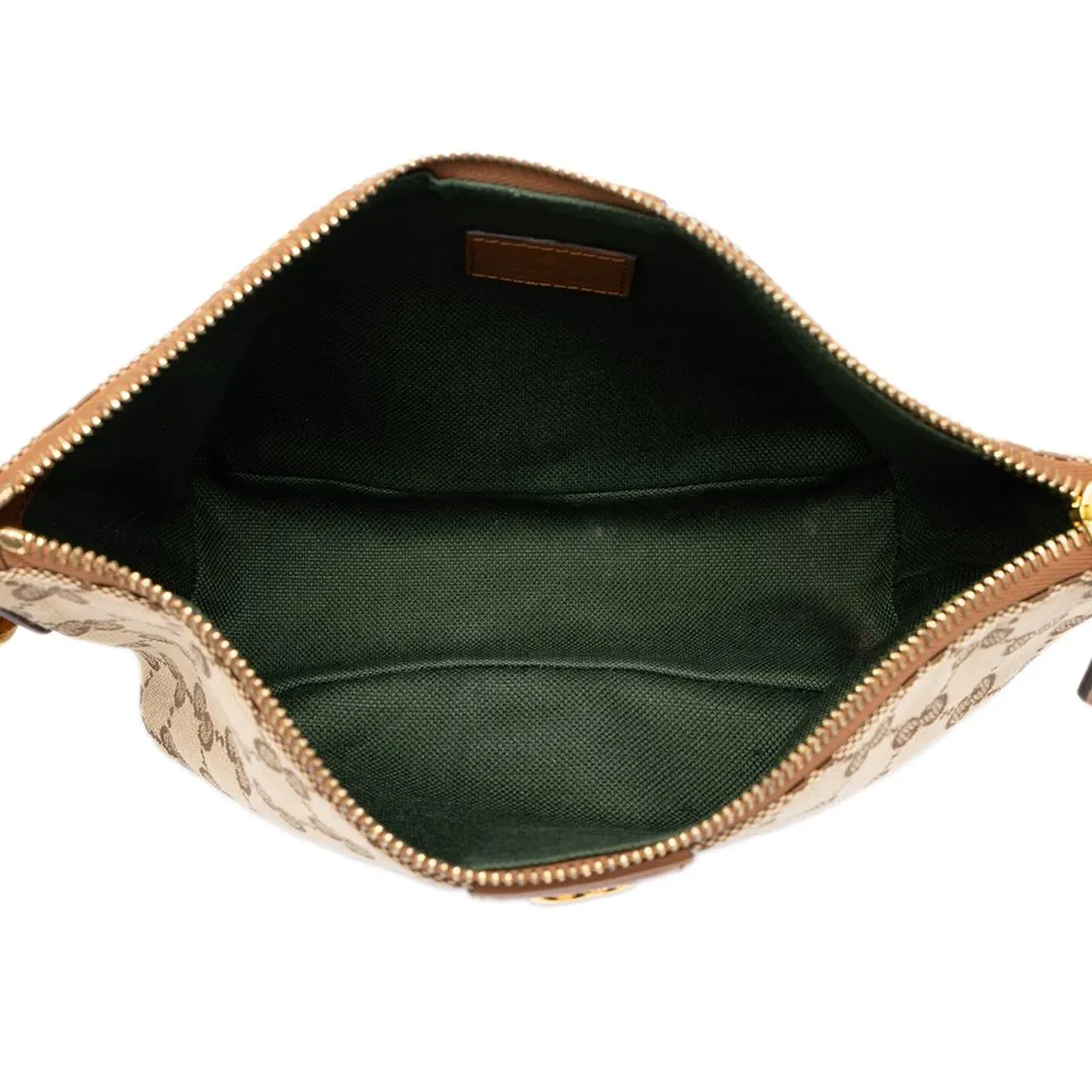 Gucci Mini GG Canvas Web Vanity Beige Canvas Good - Model View