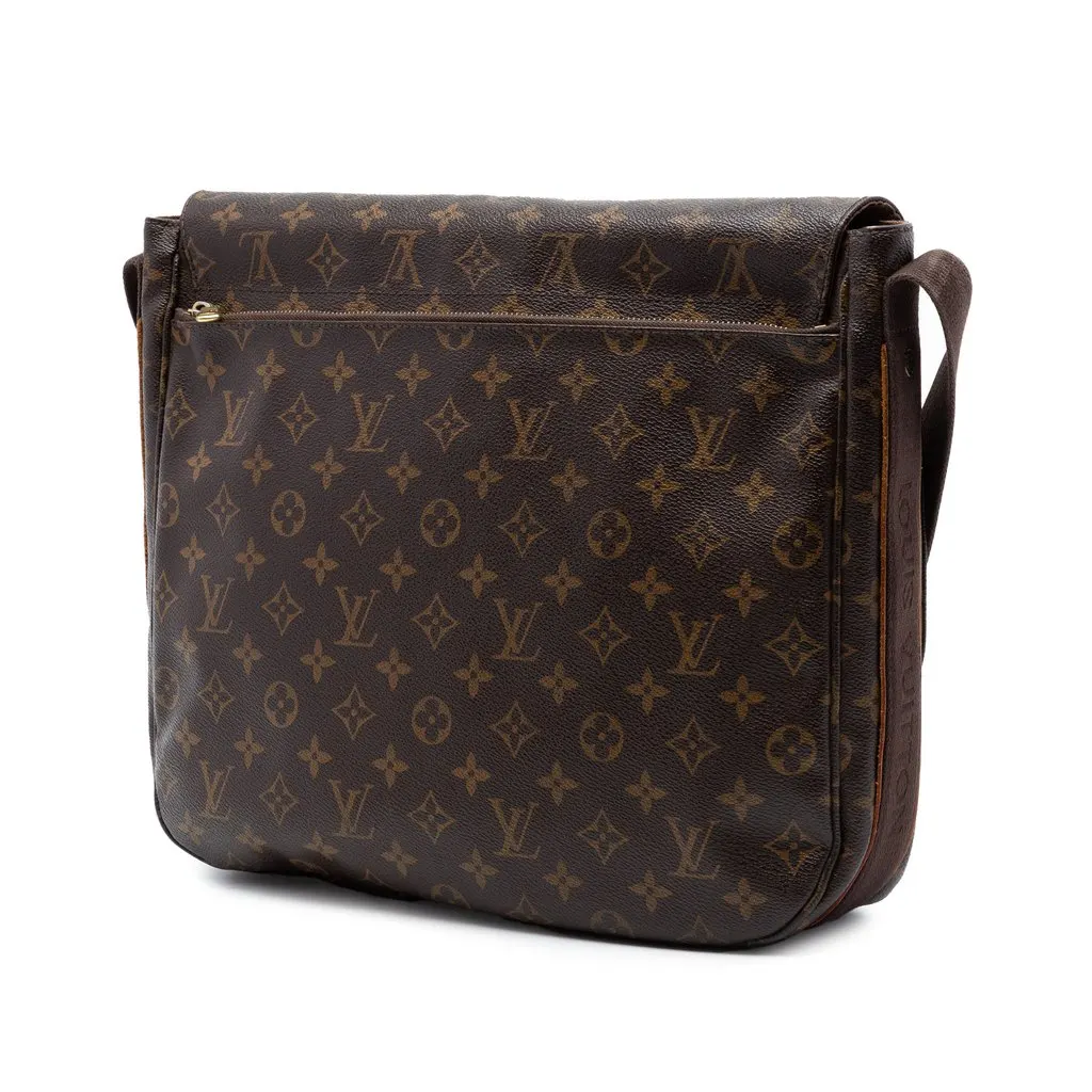 Louis Vuitton Monogram Beaubourg Messenger MM Brown Very good - Back View