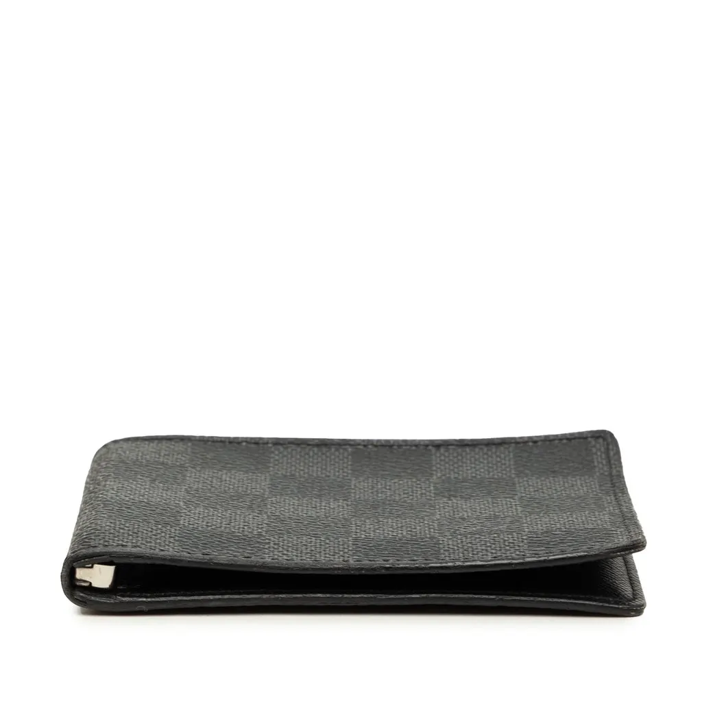 Louis Vuitton Damier Graphite Pince Card Holder Black Very good - Inside View