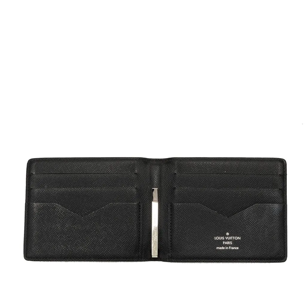 Louis Vuitton Damier Graphite Pince Card Holder Black Very good - Model View