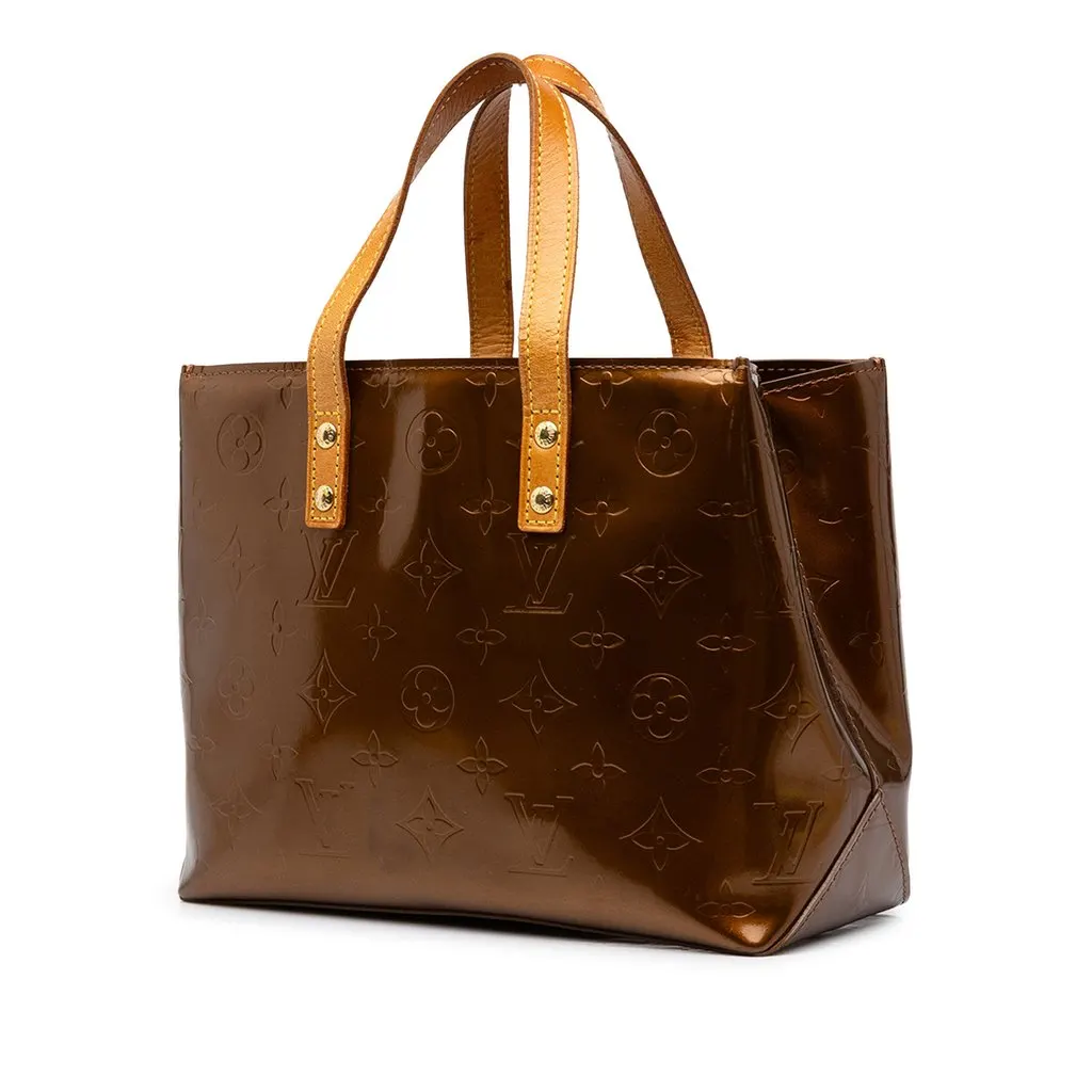 Louis Vuitton Monogram Vernis Reade PM Brown Leather Good - Back View