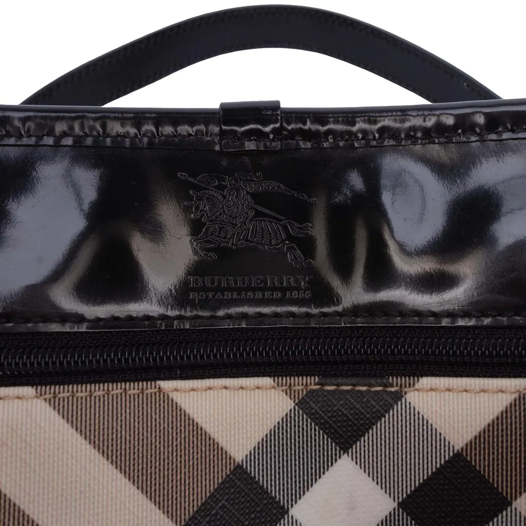 Burberry Supernova Check Coated Canvas Tote Beige Very good - Box View
