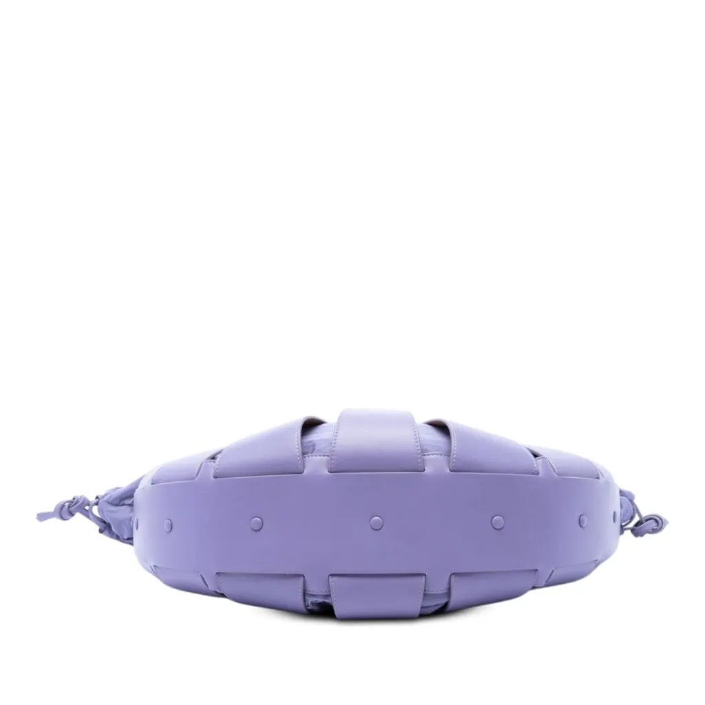 Bottega Veneta Medium Calfskin The Shell Satchel Purple Leather Very good - Inside View