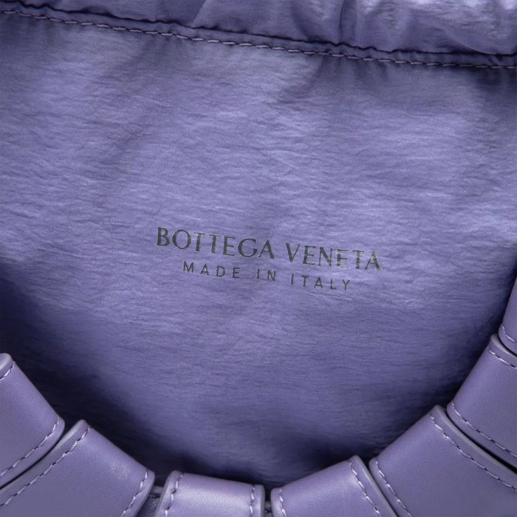 Bottega Veneta Medium Calfskin The Shell Satchel Purple Leather Very good - Box View