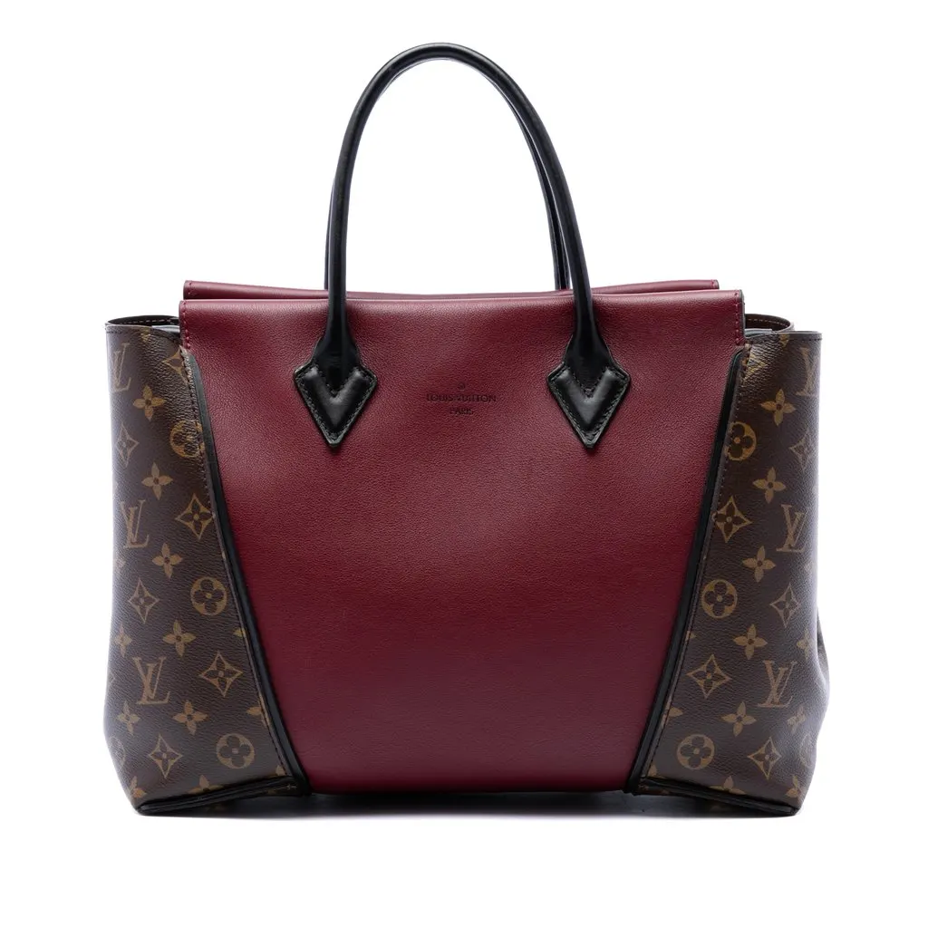 Louis Vuitton Monogram W PM Tote Red Leather Very good - Front View