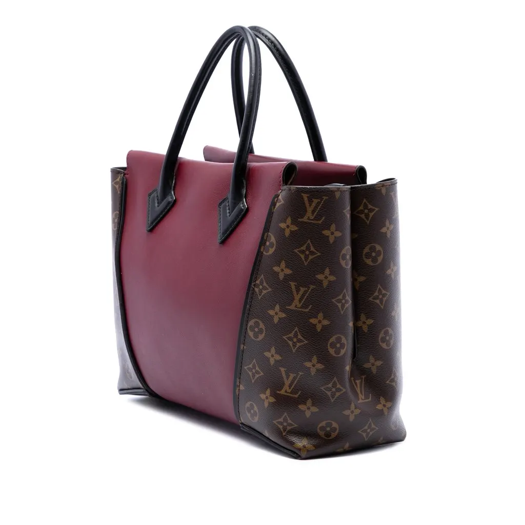Louis Vuitton Monogram W PM Tote Red Leather Very good - Back View