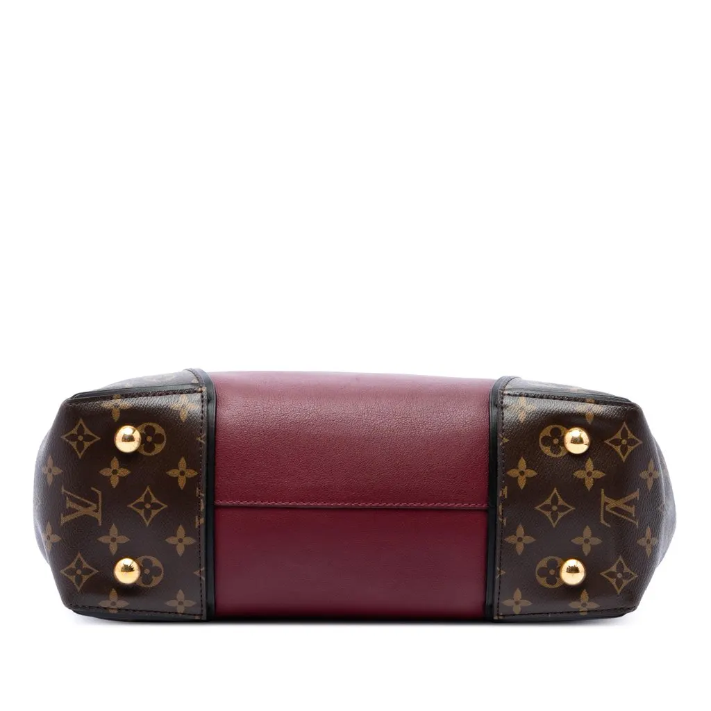 Louis Vuitton Monogram W PM Tote Red Leather Very good - Inside View