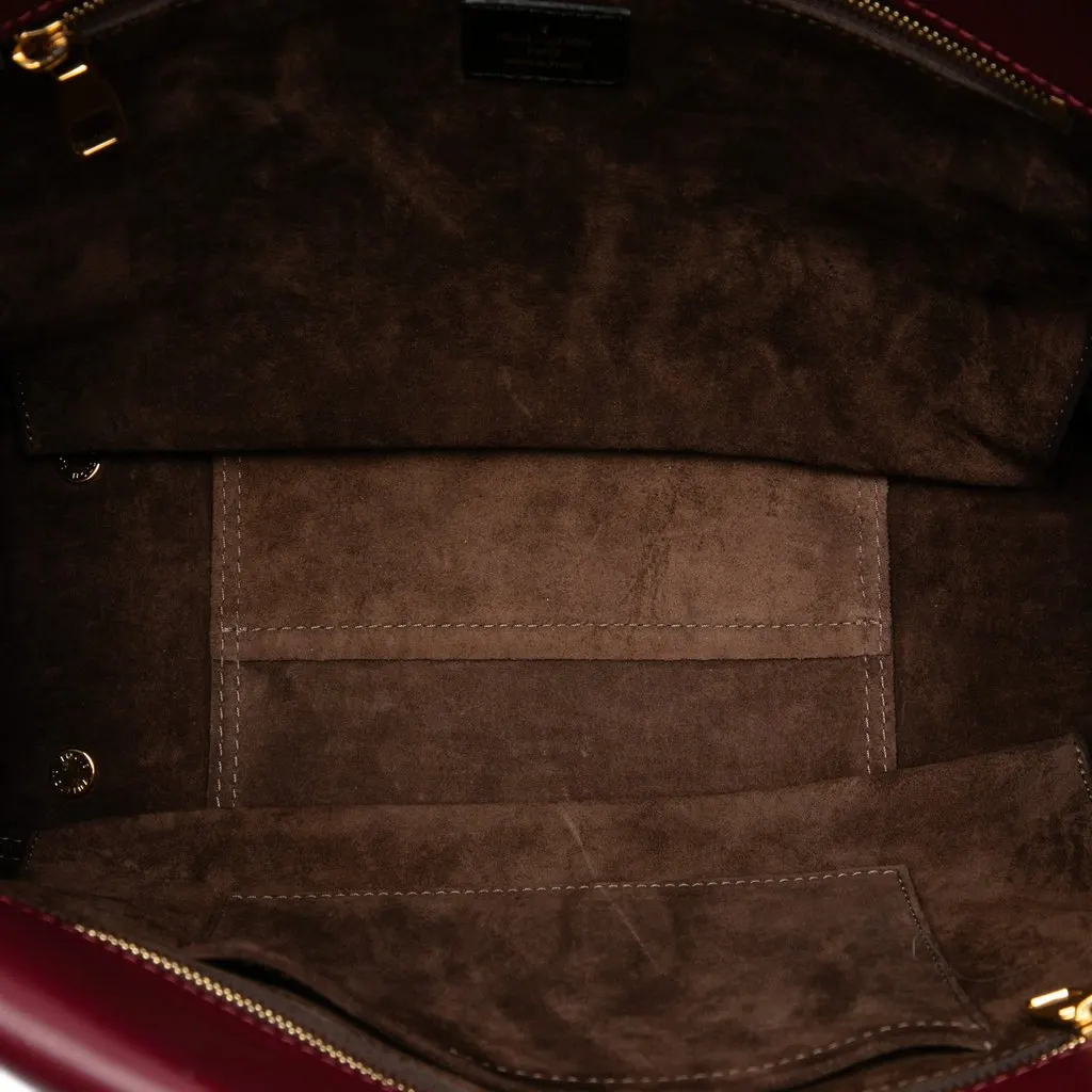 Louis Vuitton Monogram W PM Tote Red Leather Very good - Model View