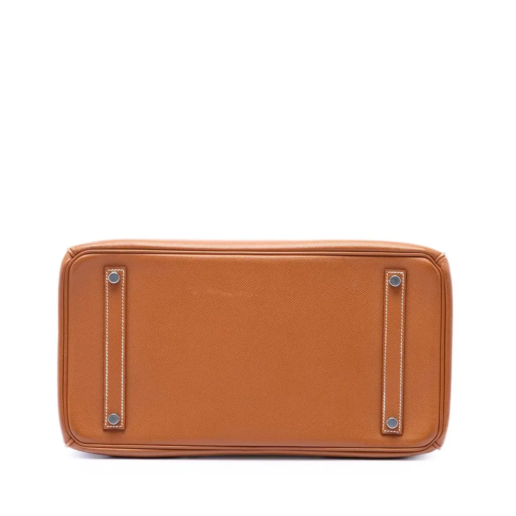 Hermès Epsom Birkin Retourne 35 Brown Leather Very good - Inside View