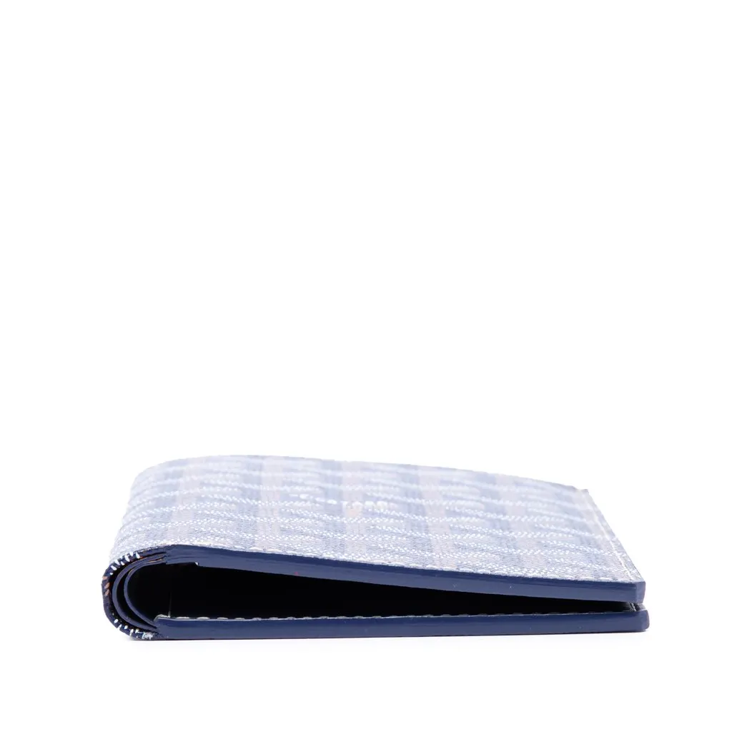Goyard Goyardine Grenelle Passport Cover Blue Very good - Inside View