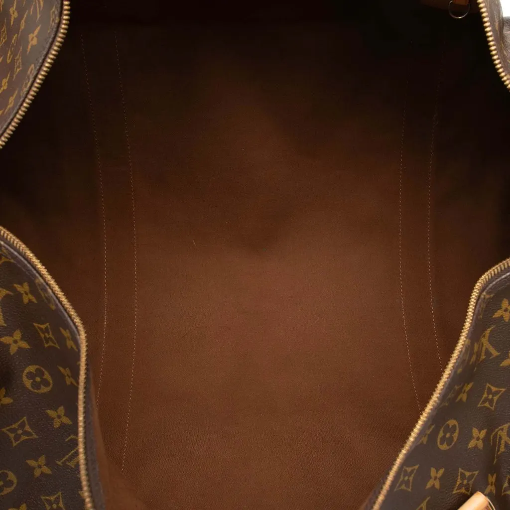 Louis Vuitton Monogram Sac Polochon Brown Very good - Model View