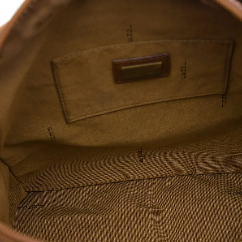 Fendi Zucca Canvas Crossbody Brown Very good - Model View