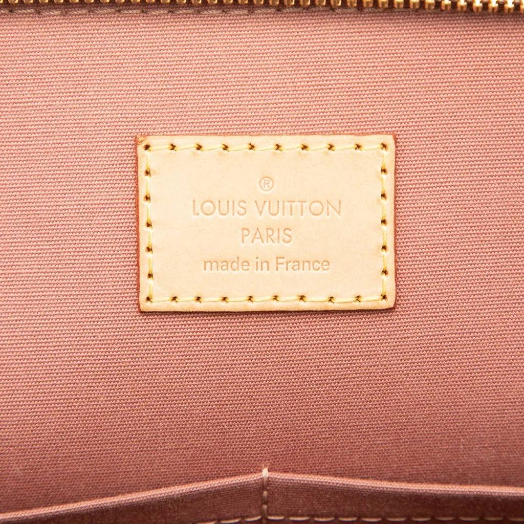 Louis Vuitton Monogram Vernis Alma PM Brown Leather Very good - Box View