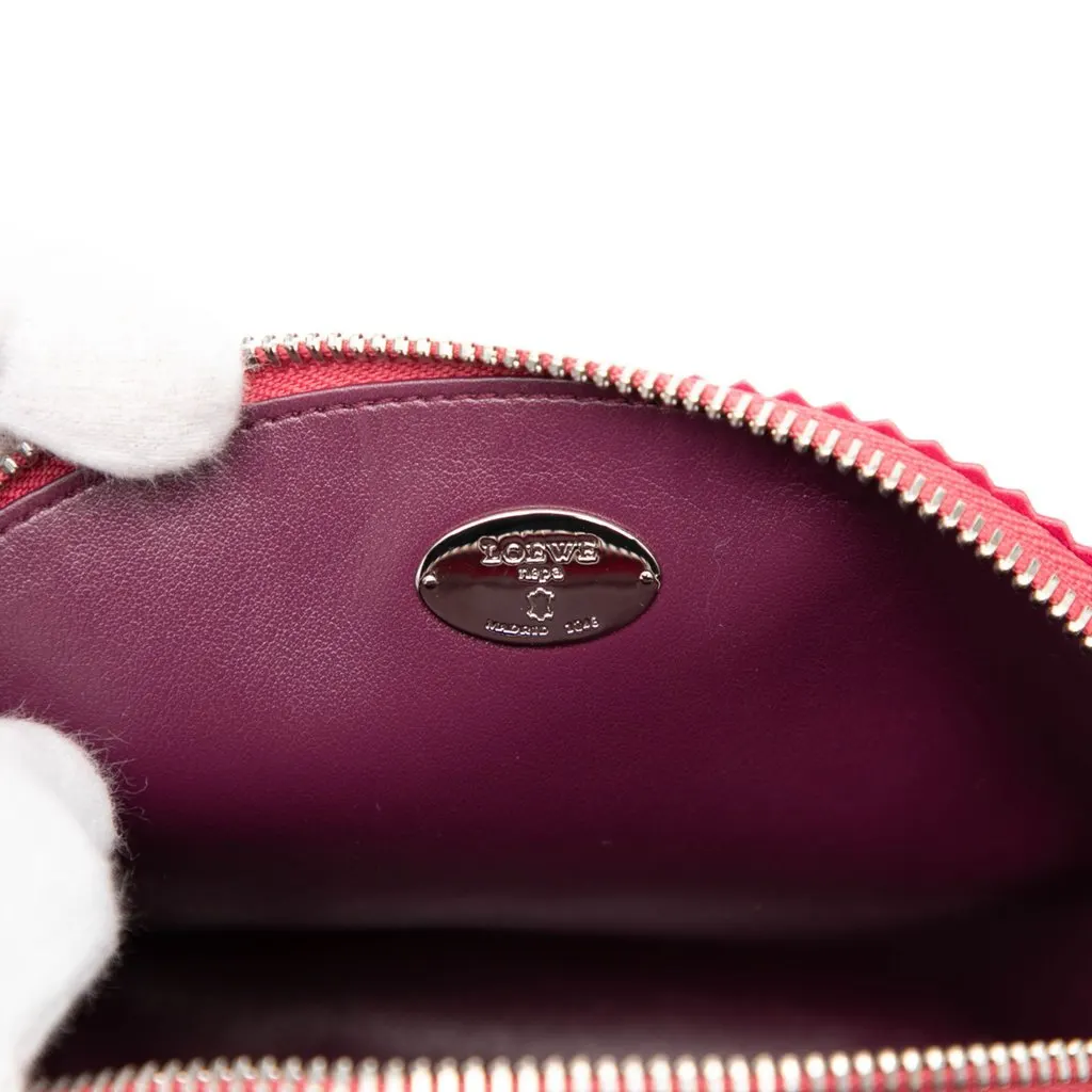 Loewe Nappa Anagram Cosmetic Pouch Pink Leather Very good - Box View