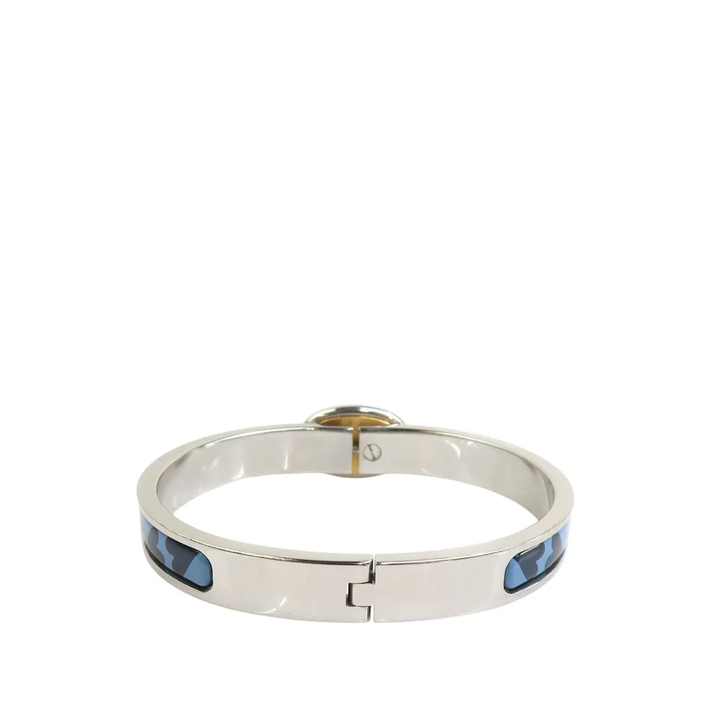 Hermès Enamel Mini Clic Chaine D Ancre Bracelet PM Blue Enamel Very good - Inside View