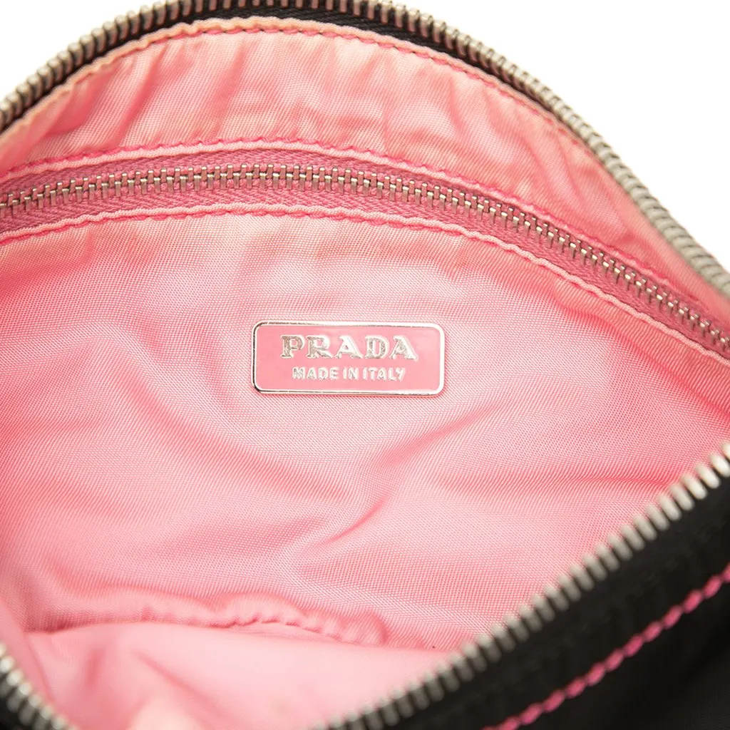 Prada Tessuto Bow Shoulder Bag Black Polyamide Very good - Box View