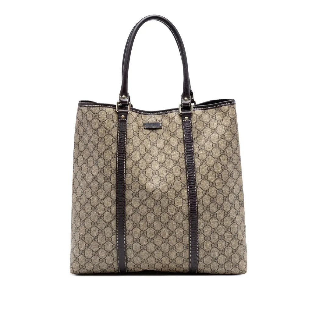 Gucci GG Supreme Joy Vertical Tote Beige Very good - Front View