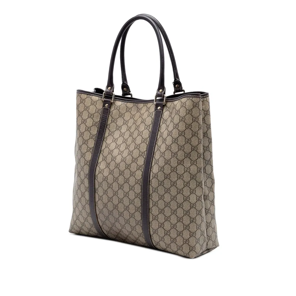 Gucci GG Supreme Joy Vertical Tote Beige Very good - Back View