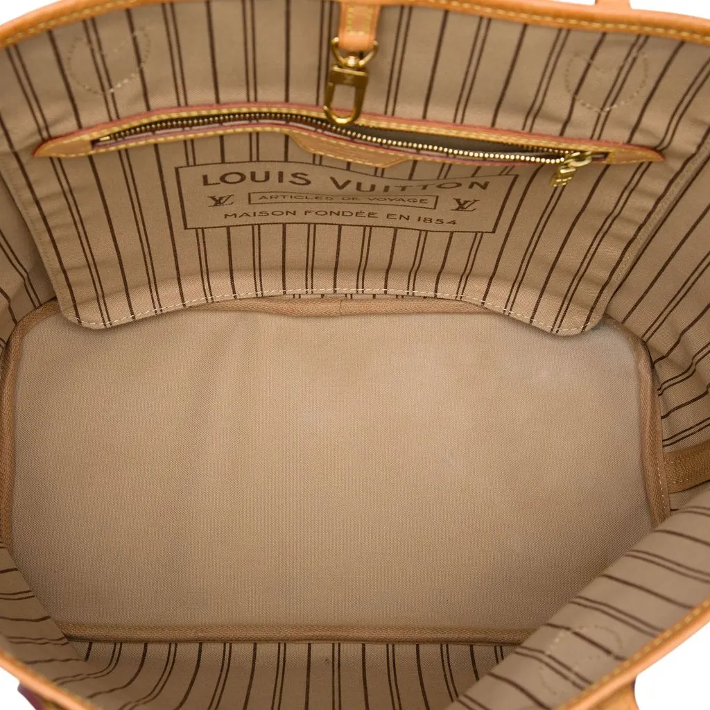 Louis Vuitton Monogram Neverfull MM Brown Canvas Very good - Model View