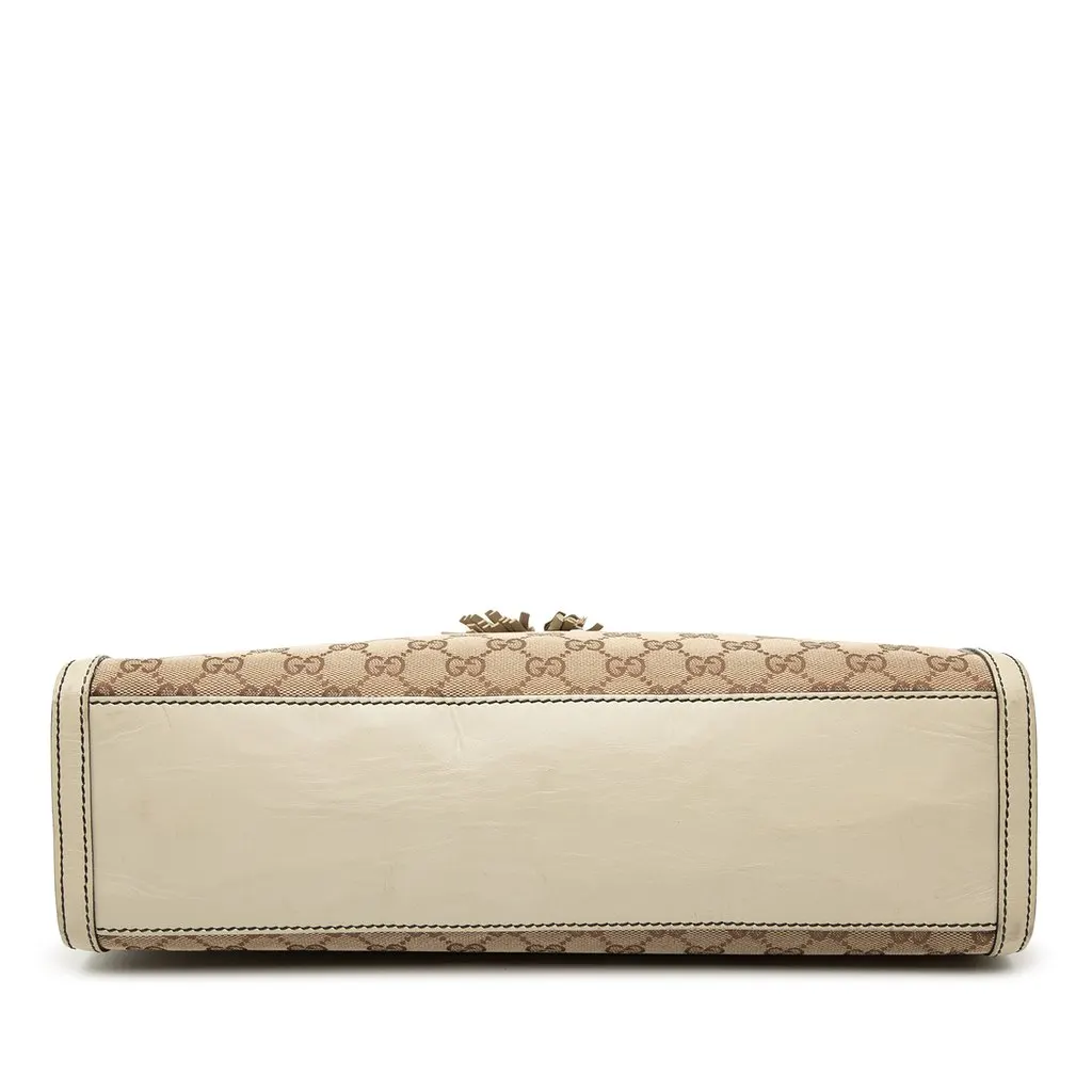 Gucci Large GG Canvas Emily Shoulder Bag Beige Very good - Inside View