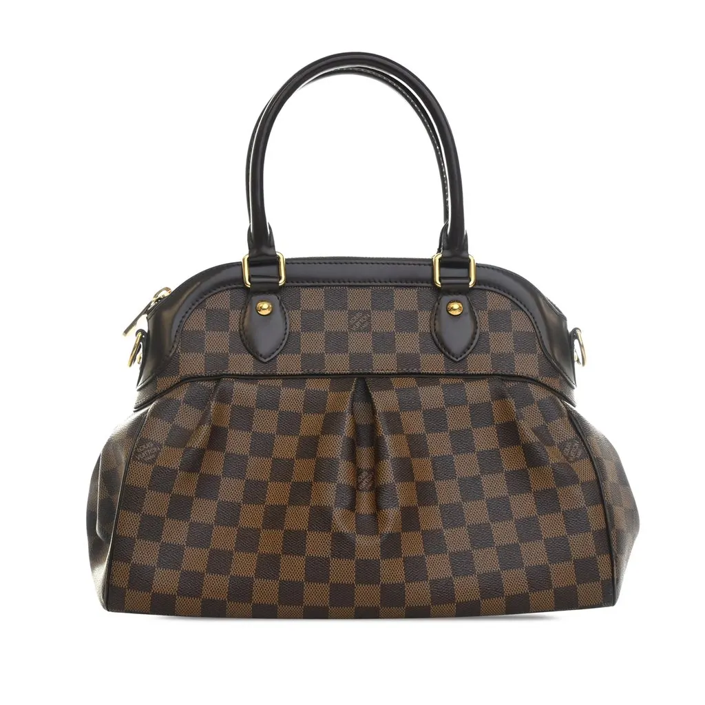 Louis Vuitton Damier Ebene Trevi PM Brown Very good - Front View