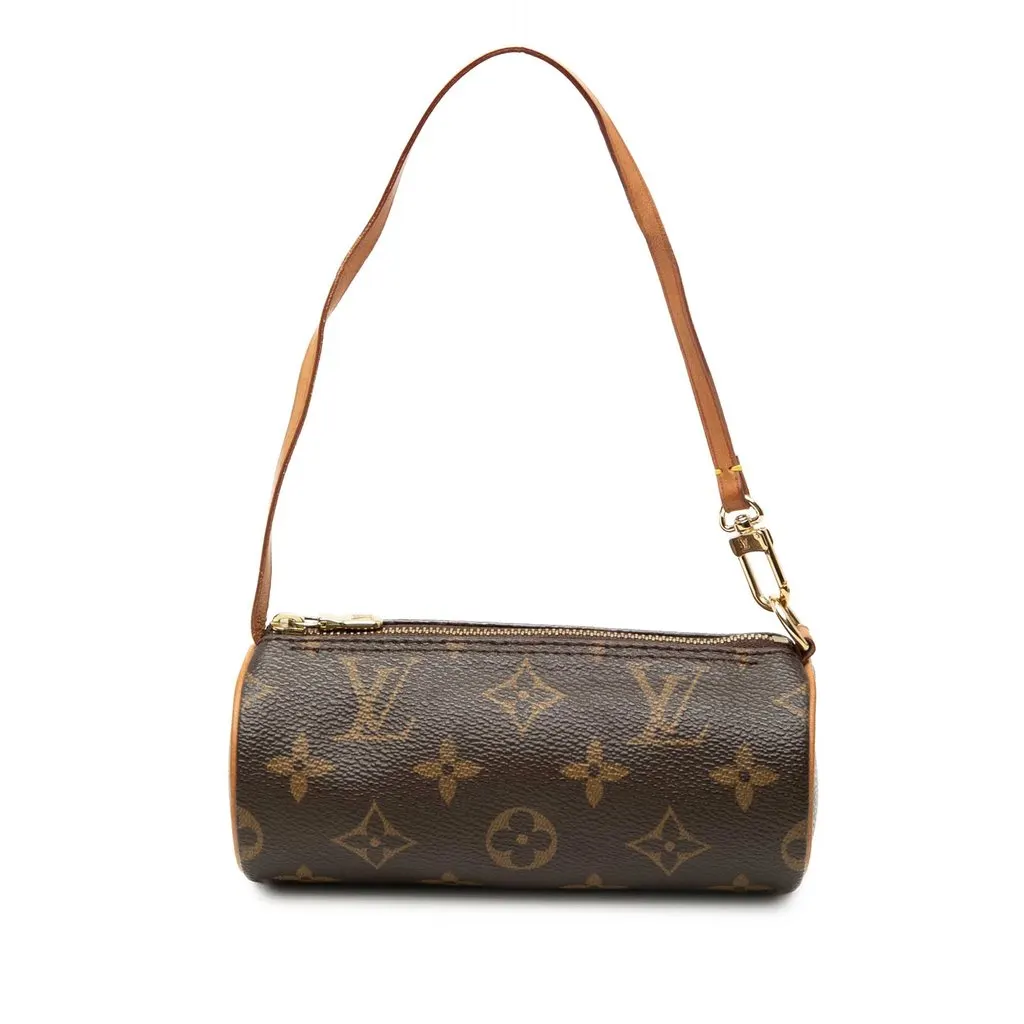 Louis Vuitton Monogram Papillon Pochette Brown Very good - Front View