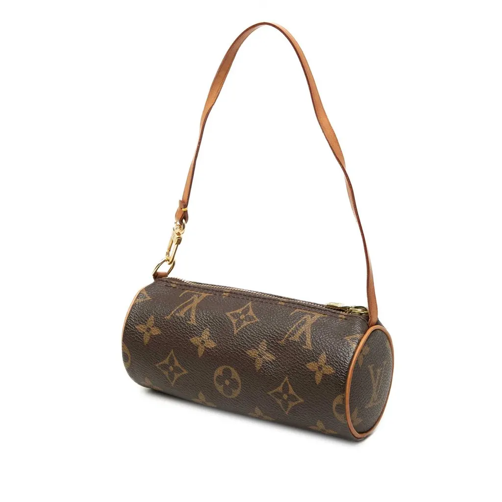 Louis Vuitton Monogram Papillon Pochette Brown Very good - Back View
