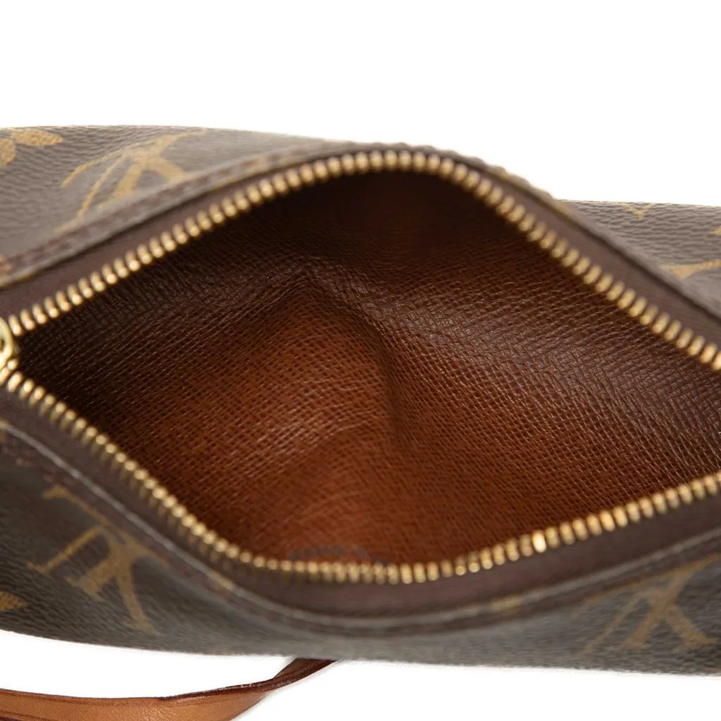 Louis Vuitton Monogram Papillon Pochette Brown Very good - Model View