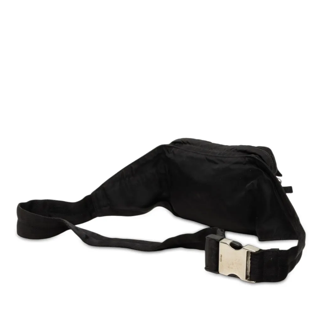 Prada Tessuto Belt Bag Black Polyamide Good - Back View